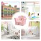 Super Soft Velvet Kids Couch Sofa with Armrests and Ergonomic Backrest